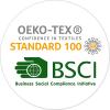 Oeko-tex 100 certificering - medlem af BSCI