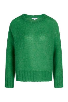 ikke noget hævn Erobring Uld sweater dame. Lækker grøn farve. Med 28% mohair